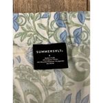 Summersalt  Women's Green & Blue Floral The Poolside Poplin Pull-On Shorts Size S Photo 5