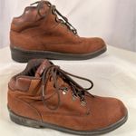 Carolina Comfort Womens Sz 10 M Steel Toe Work Boots Brown Slip Oil Resistant Photo 0