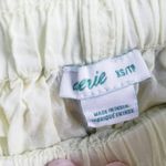 Aerie Rock Ruffle Floral Mist Yellow Mini Skirt Photo 6