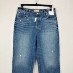 Madewell  The Curvy Low Slung Baggy Jean Robertson Wash Rigid Blue US 30 NWT Photo 7