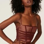 Nookie  Mecca Midi Dress Chocolate Photo 4