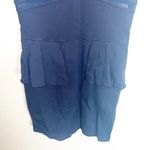 Victoria's Secret  Y2K Navy Blue Mini Peplum Mesh Tank Dress Photo 2