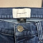 Current/Elliott Current Elliott Denim Blue Jeans Red Plaid Patch Pockets Skinny Womens Size 27 Photo 2