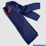 Talbots  Beaded Lobster Sweater Petite Small? Navy Beach Maine Islands Cr… Photo 7