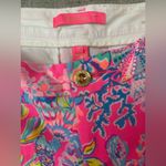 Lilly Pulitzer  Pink, Green, Blue Callahan Shorts in Pink Isle size 8 with pocket Photo 3