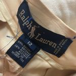 Ralph Lauren Vintage White Beige Pleated Front High Waisted Shorts Size 12 Photo 7