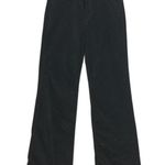 joe's jeans Joe’s THE OLIVIA 24' black velvet high rise cropped flare jeans ripped hem Photo 0