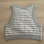 Aerie  Gray and White Tee Photo 2