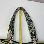 Vera Bradley  Island Blooms Quilted Cotton Large Tote Bag Floral Aqua 14” School Photo 4