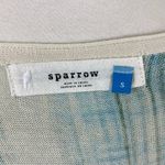 Anthropologie  Sparrow Revolution Blue Plaid Sharkbite Open Cardigan Small Photo 5