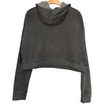 Uscape Apparel NWT Size S Charcoal Gray Northeastern University Cropped Hoodie Photo 2