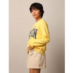 NEW Boutique Branson Yellow Sweatshirt Top Size S/M Photo 1