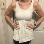 Ambiance Apparel Small White Short Tank Top Dress with Belt Loops Photo 1