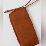 Free People Distressed Vegan Wallet in Brown Photo 2