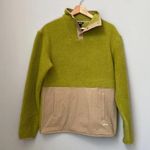 Allbirds NWT Women's XS Fluff Fleece Pullover Wool Blend Jacket Hazy Lime Green Photo 6