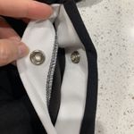 MadRag Size S Jumpsuit Y2K Black Tuxedo Stripes Track Fashion Snap Legs Women’s Photo 7