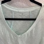 Athleta  Uptempo Tee Blue Green Heather V-Neck T-Shirt Size Small Photo 2
