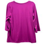 Denim And Co Boho Top Purple Medium Photo 1