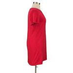 Tommy Hilfiger Classic Red Cotton Short Sleeve T-Shirt Dress Photo 5