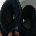 UGG  black printed suede ankle boots size 6 Photo 8