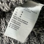 American Eagle  Outfitters Gray oversized crewneck medium chenille soft Photo 2