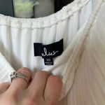 Lulus Gala Ready Off Shoulder Ruffle Midi Dress pleated bridal tiered engagement Photo 2