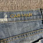 Carmar Denim Shorts With Flower Lace Trim Blue Size 25 Photo 6