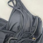 La Blanca  Swimsuit SZ 4 Island Goddess Ruched Black One Piece Wired Padding NWT Photo 12