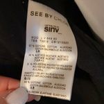 See By Chloe  Gold Black Metallic Strapless Dress Photo 8