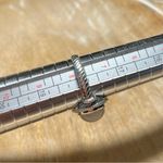 Sterling Silver NWOT Moonstone 925  Roped Ring Photo 8