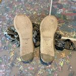 Zimmermann Scarf Tie Leather-trimmed Silk Twill Espadrille Sandals in Snake Photo 11