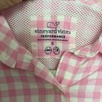 Vineyard Vines  Gingham Harbour Shirt Dress Pink Cover up Photo 5