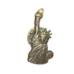 Pewter Statue of Liberty New York Souvenir Lapel Hat Pin Silver Photo 0