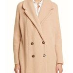 Vince Wool & Alpaca Blend Natural Double Breasted Jacket Brittle Medium NWT Photo 0