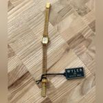 Wyler Diamond Rare Vintage Ladies Watch Gold Bracelet Dial New Old Stock IOB Photo 7