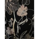 Alfani Floral Slip-On Dress – Size Large – Black with White & Pale Pink Accents Photo 3