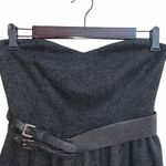 Susana Monaco Strapless Wool Dress with Glittery Belt Photo 1