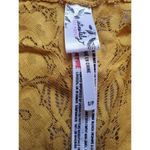 Free People Bralet Women Small Yellow Lace Intimates Racerback Flirty Layering Photo 2