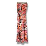Jennifer Lopez Summer Oasis floral zebra print strapless maxi dress NWT Photo 7
