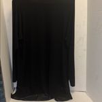 LIVE UNLIMITED LONDON BRAND BLACK TUNIC TOP V NECK L/S ON 6” SHEER RUFFLE HEM Size undefined Photo 8