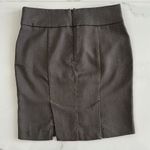 XOXO Brown Pencil Skirt Knee-Length Back Slit Sz 0 HIGT WAIST Photo 5
