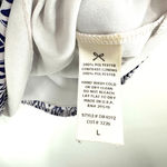 Everly  Size‎ Large blue white dress purple pink bow sleeveless tank minidress Photo 4