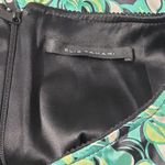 Elie Tahari Skirt Womens Size Extra Small XS Green Silk Office Straight Pencil Photo 4