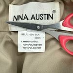 Vintage Y2K Nina Austin Dress M Silk Butterfly Babydoll Midi Whimsical Fairy Size M Photo 11