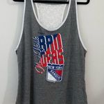 Reebok New York Rangers Gray and White Lace Back Tank Top Size 2XL Photo 0