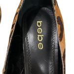 Bebe Animal Print Platform Heels Size 7 Photo 4