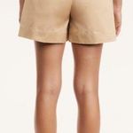 Brooks Brothers  High Waisted Cotton Shorts Tan Photo 1