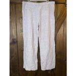 Garnet Hill  Linen Wide Leg Trouser Pants Photo 1