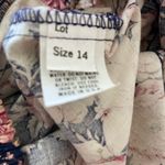 Vintage Prairie 1970's Cottagecore Floral Full Midi Skirt Medium Photo 8