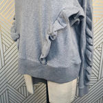 Madewell Mile(s) by‎  Gray Ruffle Sweatshirt Top Photo 6